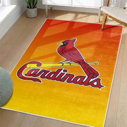 MLB St. Louis Cardinals Area Rug Non-Slip Baseball Carpet Home Decor Gift Idea For Fans SLC94