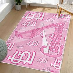 MLB St. Louis Cardinals Area Rug Non-Slip Baseball Carpet Home Decor Gift Idea For Fans SLC96