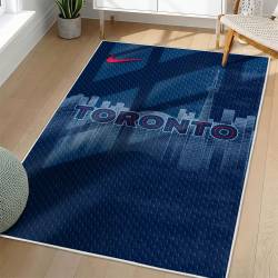 MLB Toronto Blue Jays Area Rug Non-Slip Baseball Carpet Home Decor Gift Idea For Fans TBJ104