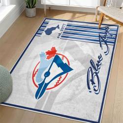 MLB Toronto Blue Jays Area Rug Non-Slip Baseball Carpet Home Decor Gift Idea For Fans TBJ108