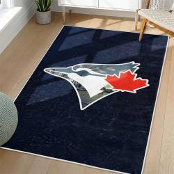 MLB Toronto Blue Jays Area Rug Non-Slip Baseball Carpet Home Decor Gift Idea For Fans TBJ111