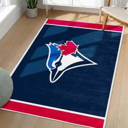 MLB Toronto Blue Jays Area Rug Non-Slip Baseball Carpet Home Decor Gift Idea For Fans TBJ112