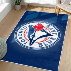MLB Toronto Blue Jays Area Rug Non-Slip Baseball Carpet Home Decor Gift Idea For Fans TBJ117