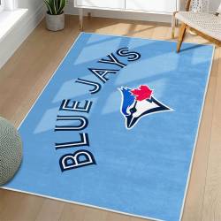 MLB Toronto Blue Jays Area Rug Non-Slip Baseball Carpet Home Decor Gift Idea For Fans TBJ122