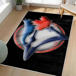 MLB Toronto Blue Jays Area Rug Non-Slip Baseball Carpet Home Decor Gift Idea For Fans TBJ125