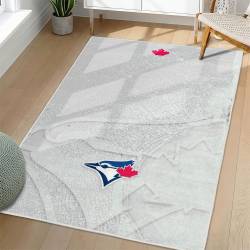 MLB Toronto Blue Jays Area Rug Non-Slip Baseball Carpet Home Decor Gift Idea For Fans TBJ126