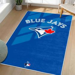 MLB Toronto Blue Jays Area Rug Non-Slip Baseball Carpet Home Decor Gift Idea For Fans TBJ131