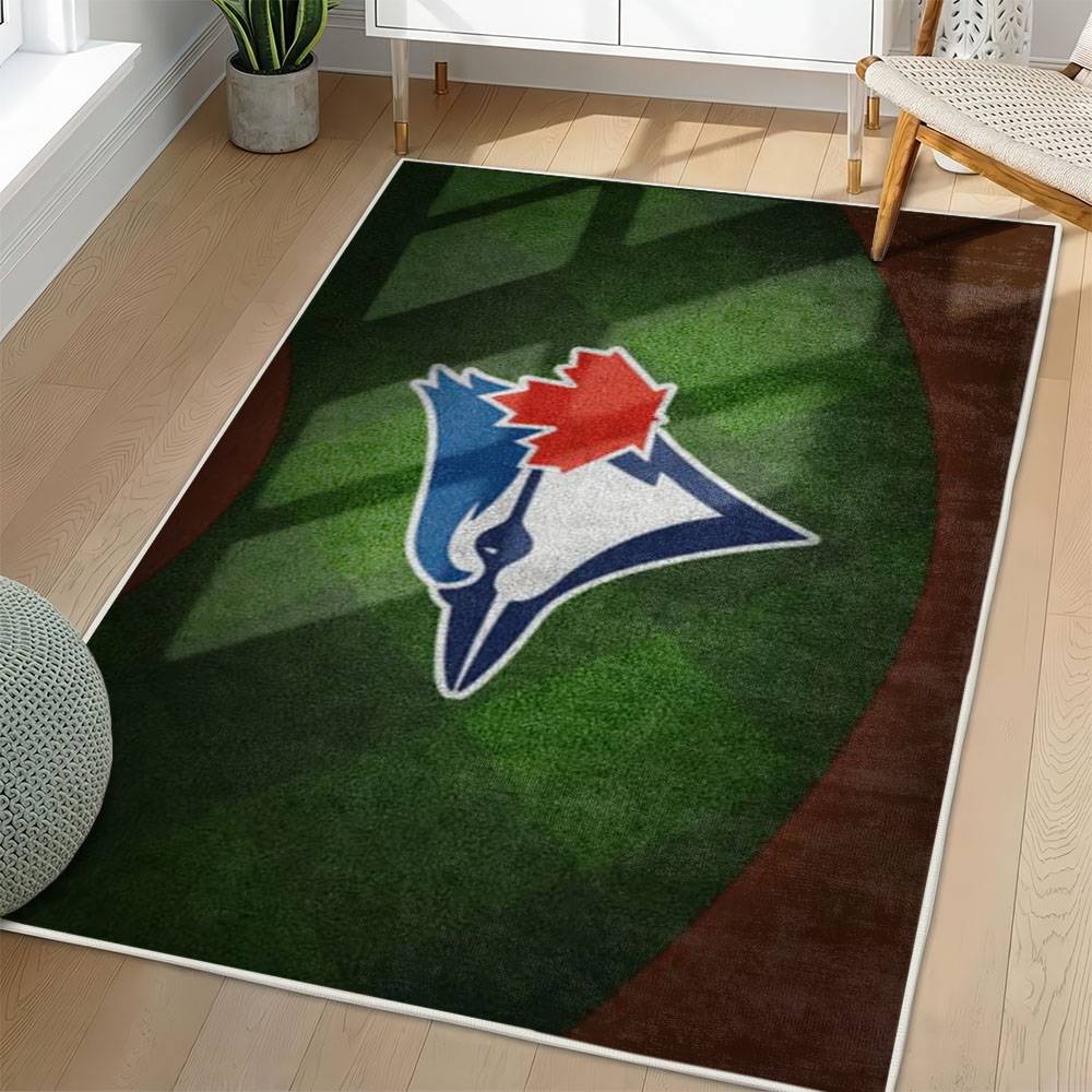MLB Toronto Blue Jays Area Rug Non-Slip Baseball Carpet Home Decor Gift Idea For Fans TBJ132