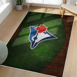 MLB Toronto Blue Jays Area Rug Non-Slip Baseball Carpet Home Decor Gift Idea For Fans TBJ132