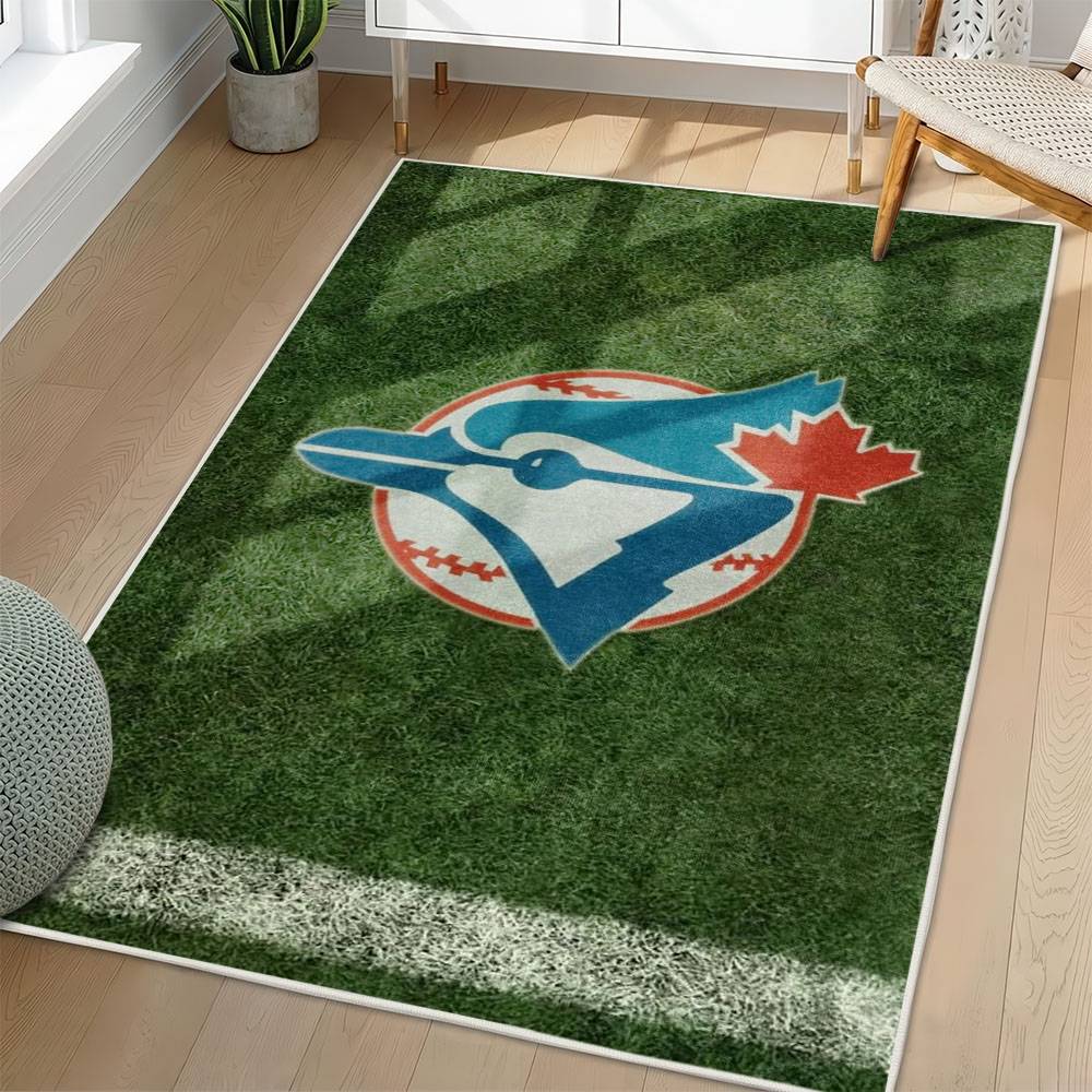 MLB Toronto Blue Jays Area Rug Non-Slip Baseball Carpet Home Decor Gift Idea For Fans TBJ134