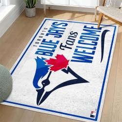MLB Toronto Blue Jays Area Rug Non-Slip Baseball Carpet Home Decor Gift Idea For Fans TBJ135