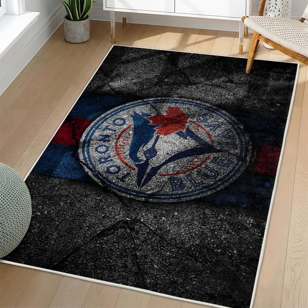 MLB Toronto Blue Jays Area Rug Non-Slip Baseball Carpet Home Decor Gift Idea For Fans TBJ137
