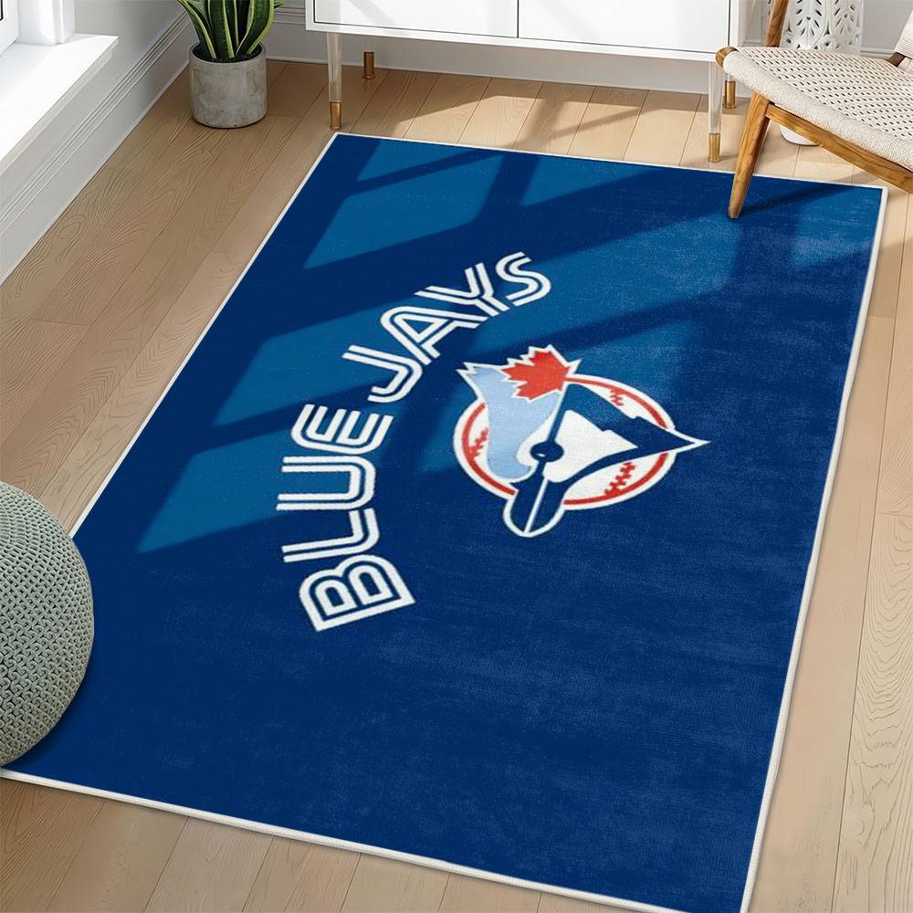 MLB Toronto Blue Jays Area Rug Non-Slip Baseball Carpet Home Decor Gift Idea For Fans TBJ138