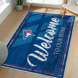 MLB Toronto Blue Jays Area Rug Non-Slip Baseball Carpet Home Decor Gift Idea For Fans TBJ140