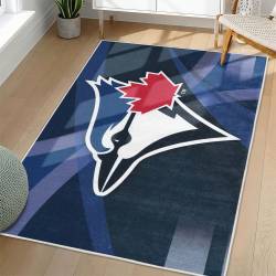 MLB Toronto Blue Jays Area Rug Non-Slip Baseball Carpet Home Decor Gift Idea For Fans TBJ143