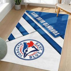 MLB Toronto Blue Jays Area Rug Non-Slip Baseball Carpet Home Decor Gift Idea For Fans TBJ144