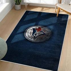 MLB Toronto Blue Jays Area Rug Non-Slip Baseball Carpet Home Decor Gift Idea For Fans TBJ150
