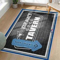 MLB Toronto Blue Jays Area Rug Non-Slip Baseball Carpet Home Decor Gift Idea For Fans TBJ153