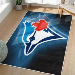 MLB Toronto Blue Jays Area Rug Non-Slip Baseball Carpet Home Decor Gift Idea For Fans TBJ154