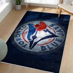 MLB Toronto Blue Jays Area Rug Non-Slip Baseball Carpet Home Decor Gift Idea For Fans TBJ161