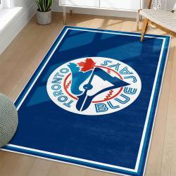 MLB Toronto Blue Jays Area Rug Non-Slip Baseball Carpet Home Decor Gift Idea For Fans TBJ162