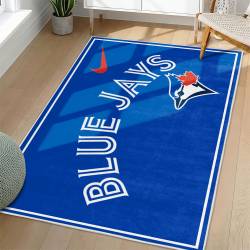 MLB Toronto Blue Jays Area Rug Non-Slip Baseball Carpet Home Decor Gift Idea For Fans TBJ163