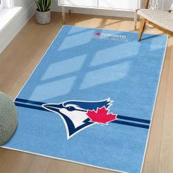 MLB Toronto Blue Jays Area Rug Non-Slip Baseball Carpet Home Decor Gift Idea For Fans TBJ165
