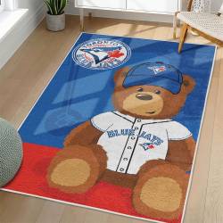 MLB Toronto Blue Jays Area Rug Non-Slip Baseball Carpet Home Decor Gift Idea For Fans TBJ167