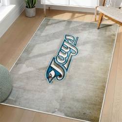 MLB Toronto Blue Jays Area Rug Non-Slip Baseball Carpet Home Decor Gift Idea For Fans TBJ169