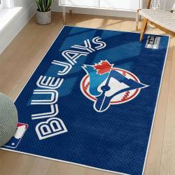MLB Toronto Blue Jays Area Rug Non-Slip Baseball Carpet Home Decor Gift Idea For Fans TBJ172