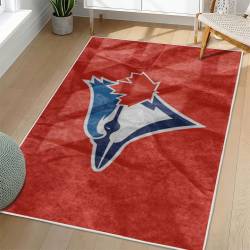 MLB Toronto Blue Jays Area Rug Non-Slip Baseball Carpet Home Decor Gift Idea For Fans TBJ177