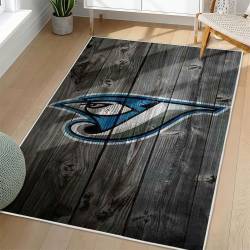 MLB Toronto Blue Jays Area Rug Non-Slip Baseball Carpet Home Decor Gift Idea For Fans TBJ182