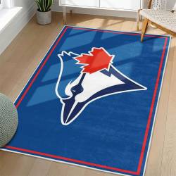 MLB Toronto Blue Jays Area Rug Non-Slip Baseball Carpet Home Decor Gift Idea For Fans TBJ183