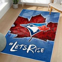 MLB Toronto Blue Jays Area Rug Non-Slip Baseball Carpet Home Decor Gift Idea For Fans TBJ185
