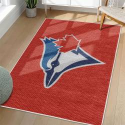 MLB Toronto Blue Jays Area Rug Non-Slip Baseball Carpet Home Decor Gift Idea For Fans TBJ188