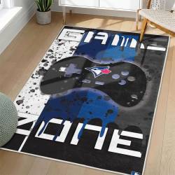 MLB Toronto Blue Jays Area Rug Non-Slip Baseball Carpet Home Decor Gift Idea For Fans TBJ199