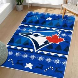 MLB Toronto Blue Jays Area Rug Non-Slip Baseball Carpet Home Decor Gift Idea For Fans TBJ200
