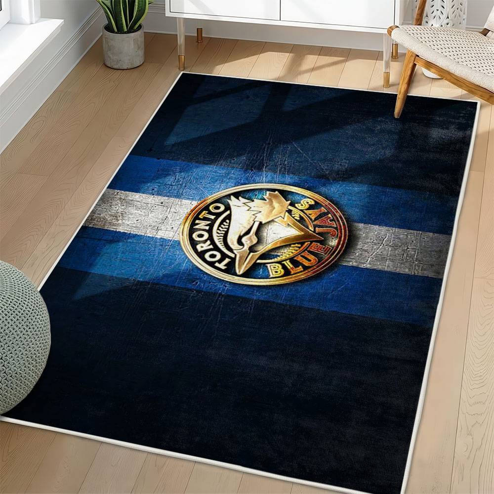 MLB Toronto Blue Jays Area Rug Non-Slip Baseball Carpet Home Decor Gift Idea For Fans TBJ205