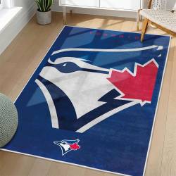 MLB Toronto Blue Jays Area Rug Non-Slip Baseball Carpet Home Decor Gift Idea For Fans TBJ215