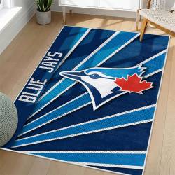 MLB Toronto Blue Jays Area Rug Non-Slip Baseball Carpet Home Decor Gift Idea For Fans TBJ219
