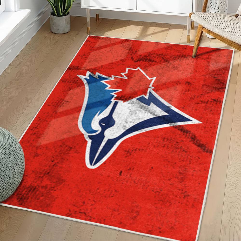 MLB Toronto Blue Jays Area Rug Non-Slip Baseball Carpet Home Decor Gift Idea For Fans TBJ221