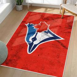 MLB Toronto Blue Jays Area Rug Non-Slip Baseball Carpet Home Decor Gift Idea For Fans TBJ221