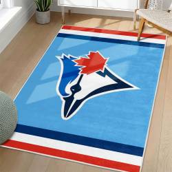 MLB Toronto Blue Jays Area Rug Non-Slip Baseball Carpet Home Decor Gift Idea For Fans TBJ226