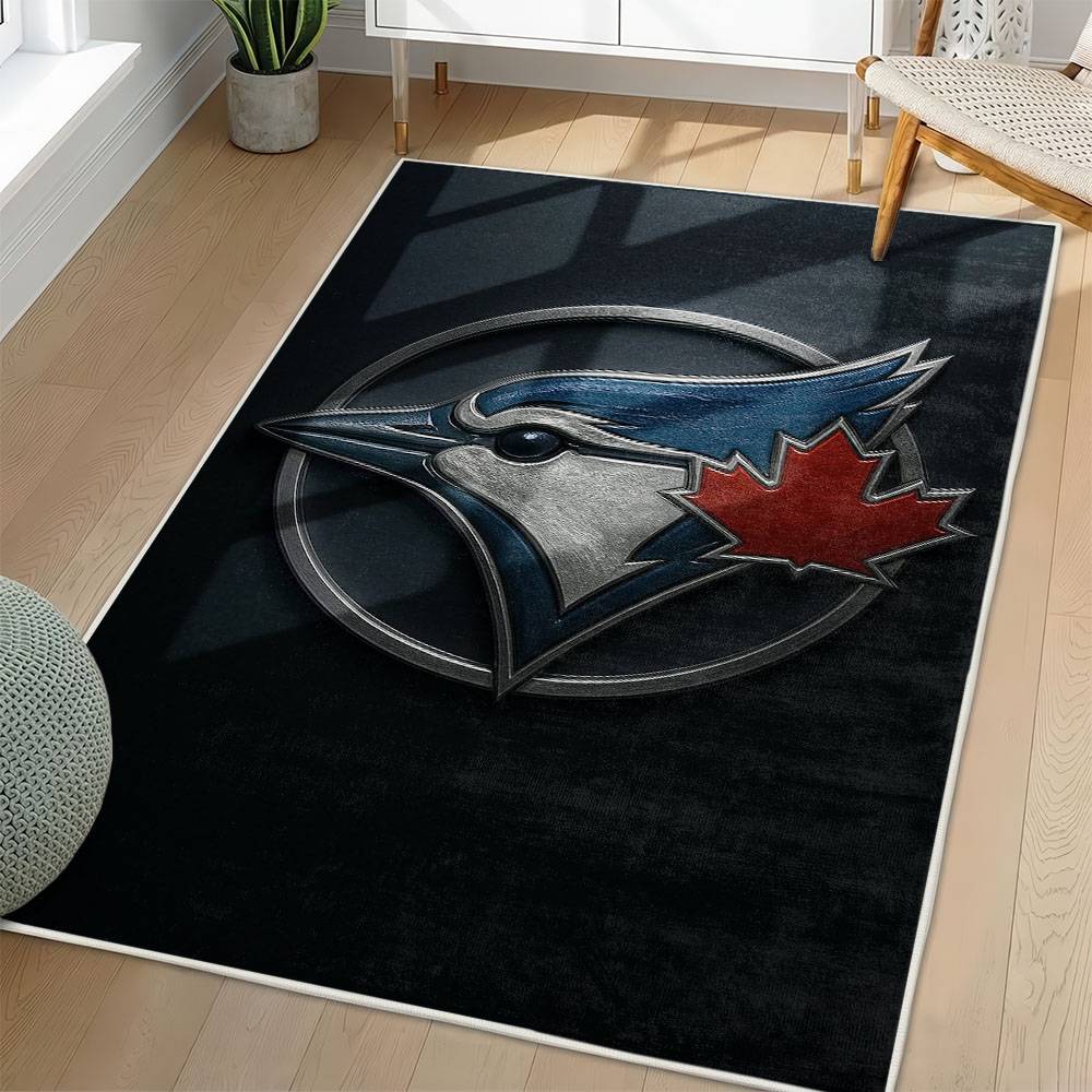 MLB Toronto Blue Jays Area Rug Non-Slip Baseball Carpet Home Decor Gift Idea For Fans TBJ228