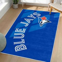 MLB Toronto Blue Jays Area Rug Non-Slip Baseball Carpet Home Decor Gift Idea For Fans TBJ229