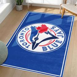 MLB Toronto Blue Jays Area Rug Non-Slip Baseball Carpet Home Decor Gift Idea For Fans TBJ231