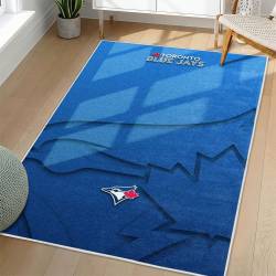 MLB Toronto Blue Jays Area Rug Non-Slip Baseball Carpet Home Decor Gift Idea For Fans TBJ233