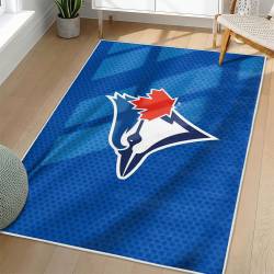 MLB Toronto Blue Jays Area Rug Non-Slip Baseball Carpet Home Decor Gift Idea For Fans TBJ234