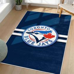 MLB Toronto Blue Jays Area Rug Non-Slip Baseball Carpet Home Decor Gift Idea For Fans TBJ247