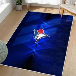 MLB Toronto Blue Jays Area Rug Non-Slip Baseball Carpet Home Decor Gift Idea For Fans TBJ250